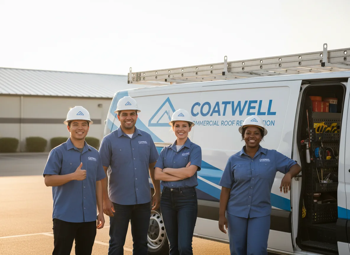 Commercial roof coating company in Bee, VA